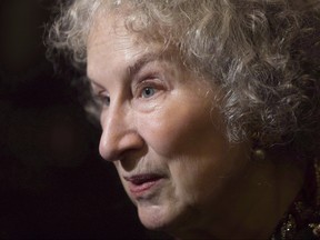 Author Margaret Atwood arrives at the Toronto Film Critics Association Awards, on Jan. 10, 2017.