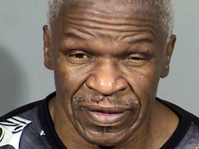 A photo provided by the Clark County Detention Center photo shows Floyd Mayweather Sr., 65, of Las Vegas