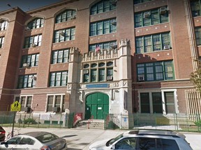 The Teacher Preparatory High School in Brooklyn is pictured in a screengrab taken from Google Street View. (GOOGLE)