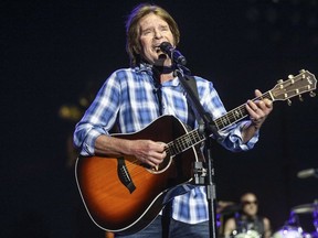 FILE - In this April 30, 2016 file photo, John Fogerty performs at the 2016 Stagecoach Festival in Indio, Calif. Fogerty said in a statement released Thursday, Jan. 11, 2018, that he's annoyed that Taraji P. Henson's new film, "Proud Mary," borrows from his popular song's name without his involvement.