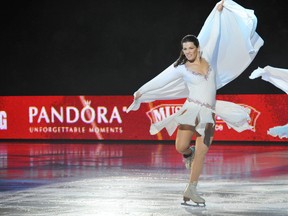Nancy Kerrigan performs during Caesars Tribute II: A Salute to the Ladies of the Ice on December 3, 2011 at Boardwalk Hall in Atlantic City, New Jersey. (Photo by Jesse D. Garrabrant/Getty Images)