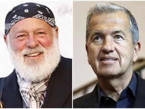 This combination of 2008 and 2017 photos shows photographers Bruce Weber, left, and Mario Testino. On Saturday, Jan. 13, 2018, The New York Times reported that male models have accused Weber and Testino of unwanted advances and coercion.