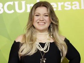 Kelly Clarkson attends  the 2018 NBC Universal TCA Winter Press Tour at the Langham Huntington Hotel on Jan. 9, 2018.