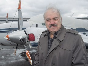 Mike Doiron, an aviation consultant and the Atlantic and Quebec representative for the Canadian Council for Aviation and Aerospace, is seen in Dieppe, N.B. on Wednesday, Jan. 24, 2018.
