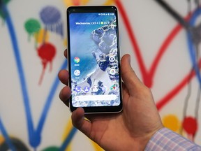 The Google Pixel 2 XL. (ELIJAH NOUVELAGE/AFP/Getty Images)