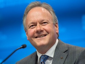 Bank of Canada governor Stephen Poloz is seen in a Nov. 28, 2017 file photo. THE CANADIAN PRESS/Justin Tang