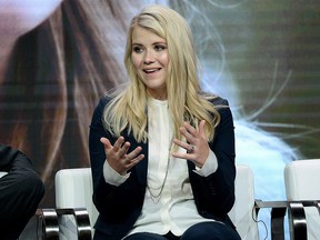 Elizabeth Smart speaks onstage during the A+E Networks portion of the 2017 Summer Television Critics Association Press Tour at The Beverly Hilton Hotel on July 28, 2017 in Beverly Hills, Calif.  (Michael Kovac/Getty Images for Lifetime Television)