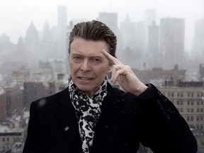 This image released by HBO shows the late music legend David Bowie in a scene from the documentary, "David Bowie:The Last Five Years," which debuted Jan. 8 on HBO. ( Jimmy King/ HBO via AP)