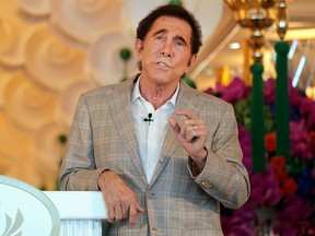 Steve Wynn, CEO of Wynn Palace speaks during a press conference in Macau, China, Wednesday, Aug. 17, 2016. (AP Photo/Vincent Yu)