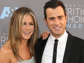 21st Annual Critics' Choice Awards - Arrivals  Featuring: Jennifer Aniston, Justin Theroux on 17 Jan 2016.