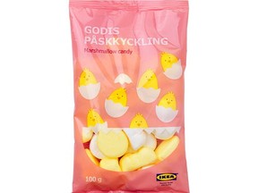 Marshmallow candy recalled by IKEA Canada Feb. 27, 2018.