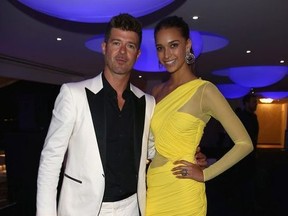 Singer Robin Thicke and model April Love Geary welcomed their first child together, a baby girl, on February 22. This is Robin Thicke's second child.