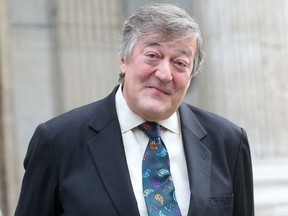 Michael Bond memorial service at St Paul's Cathedral, London, to commemorate the Paddington Bear creator, who died in June 2017 aged 91.  Featuring: Stephen Fry Where: London, United Kingdom When: 14 Nov 2017 Credit: Danny Martindale/WENN ORG XMIT: wenn33315244