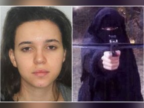 Hayat Boumeddiene, the most wanted woman in France is more than an ISIS cheerleader. She takes part in attacks. (File photos)