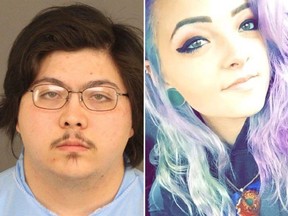 Joseph McDaniel Lopez, 22, was arrested on Frida for the shooting death of Natalie Bollinger, 19.  (Adams County Sheriff's Office and Facebook photos)