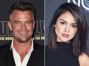 Josh Duhamel and Eiza Gonzalez. (Getty Images)