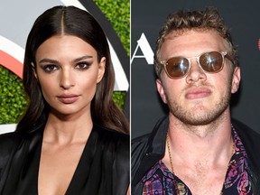 Emily Ratajkowski and Sebastian Bear-McClard. (Getty Images)