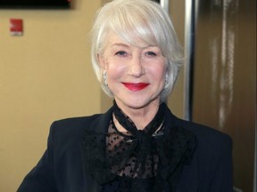 Helen Mirren attends the premiere of CBS Films' 'Winchester' at Cinemark Playa Vista in Los Angeles on Thursday, Feb. 1, 2018.