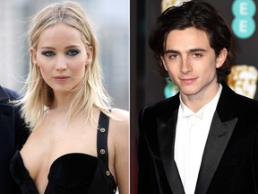 Jennifer Lawrence has a crush on Call Me By Your Name star Timothee Chalamet. (Getty Images)