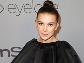 Actor Millie Bobby Brown attends the 2018 InStyle and Warner Bros. 75th Annual Golden Globe Awards Post-Party at The Beverly Hilton Hotel on January 7, 2018 in Beverly Hills, California. (Joe Scarnici/Getty Images for InStyle)