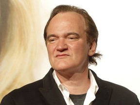 This Oct. 8, 2016 file photo, director Quentin Tarantino appears at the opening ceremony of the 8th Lumiere Festival, in Lyon, central France.