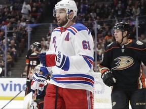 The Rangers may trade right wing Rick Nash if the return is to their liking.