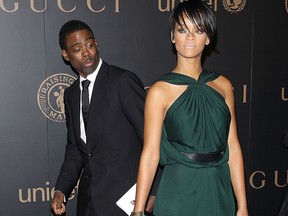 Chris Rock and Rihanna attend a reception to benefit UNICEF hosted by Gucci during Mercedes-Benz Fashion Week Fall 2008 at The United Nations on Feb. 6, 2008 in New York City.  (Stephen Lovekin/Getty Images for IMG)