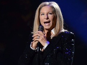 In this Oct. 11, 2012, file photo, singer Barbra Streisand performs at the Barclays Center in the Brooklyn borough of New York.  Officials say Streisand will serve as chair of a planned performing arts center at the World Trade Center. The announcement was made Thursday, Sept. 8, 2016 at a design-unveiling for the long-stalled project.