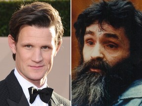 Matt Smith (left) has been cast as notorious cult leader Charles Manson in "Charlie Says." (Jon Kopaloff/Getty Images/Archive Photo)