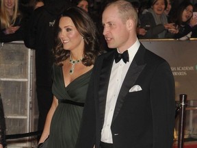 EE British Academy Film Awards (BAFTAs), held at the Royal Albert Hall in London.  Featuring: Prince William, Duke of Cambridge, Catherine, Duchess of Cambridge, Kate Middleton.