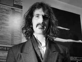 Frank Zappa is seen at the Theatre de la Ville in Paris, in this Jan. 9, 1984, file photo. ( JOEL ROBINE/AFP/Getty Images)