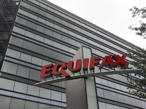 This July 21, 2012, file photo shows Equifax Inc., offices in Atlanta.