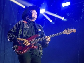 Win Butler of Arcade Fire performs at the Okeechobee Music and Arts Festival on Sunday, March 4, 2018, in Okeechobee, Fla.