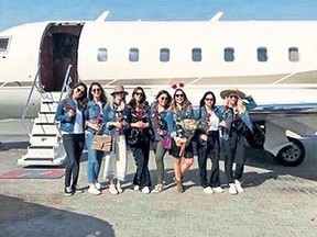 A Turkish heiress and seven pals who were on a hen do in Dubai were killed when their private plane crashed.