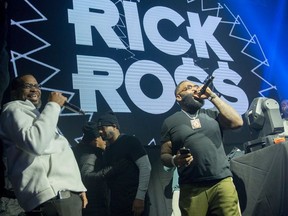 Luther Campbell and Rick Ross preforms at The Pourhouse on February 1, 2018 in Minneapolis, Minnesota.