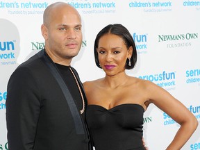 Former Spice Girl Melanie Brown (aka Mel B) and Stephen Belafonte are seen in a Nov. 4, 2014 file photo.  (Photo by Stuart C. Wilson/Getty Images)