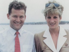 Blabbermouth butler Paul Burrell and Princess Diana. He allegedly told a reality TV star that the princess had an affair with rock star Bryan Adams.