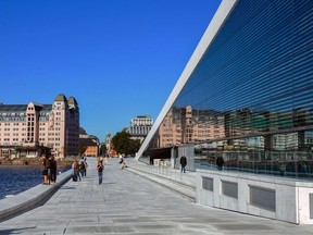 Oslo's redeveloped waterfront includes a 5-km-long promenade and stunning architecture. CAMERON HEWITT PHOTO