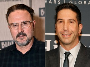 David Arquette and David Schwimmer. (Getty Images)