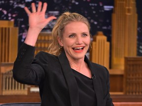 Cameron Diaz Visits 'The Tonight Show Starring Jimmy Fallon' at NBC Studios on April 6, 2016 in New York City. (Photo by Theo Wargo/Getty Images for NBC)