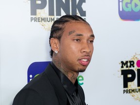 Tyga arrives for the iGo.live Launch Event at the Beverly Wilshire Four Seasons Hotel on July 26, 2017 in Beverly Hills, California. (Photo by Greg Doherty/Getty Images)