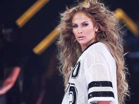 Jennifer Lopez performs onstage during the 2018 DIRECTV NOW Super Saturday Night Concert at NOMADIC LIVE! at The Armory on February 3, 2018 in Minneapolis, Minnesota.  (Kevin Winter/Getty Images for DirecTV)