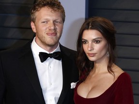 2018 Vanity Fair Oscar Party hosted by Radhika Jones at Wallis Annenberg Center for the Performing Arts  Featuring: Sebastian Bear-McClard, Emily Ratajkowski