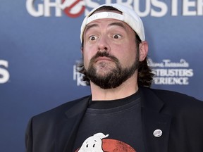 In a Saturday, July 9, 2016 file photo, Kevin Smith arrives at the Los Angeles premiere of "Ghostbusters" at the TCL Chinese Theatre. (Jordan Strauss/Invision/AP, File)