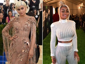 Kylie Jenner (left) and Blac Chyna. (ANGELA WEISS/AFP/Getty Images/Paras Griffin/Getty Images for BET)