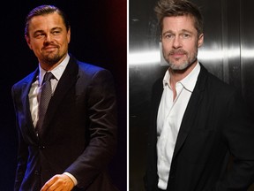Leonardo DiCaprio and Brad Pitt. (Getty Images)