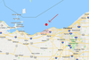 The shipwreck was discovered north of Lorain. (Google Maps)