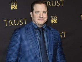 Actor Brendan Fraser attends a special screening of FX Networks' "Trust" at Florence Gould Hall on Wednesday, March 14, 2018, in New York.