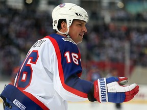 Ex-Jets forward Eddie Olczyk says he is now cancer free. (Postmedia file photo)