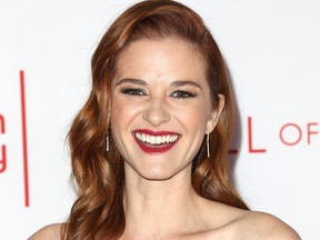 Actress Sarah Drew attends the Television Academy's 24th Hall of Fame Ceremony at the Saban Media Center on November 15, 2017 in North Hollywood, California.  (Frederick M. Brown/Getty Images)